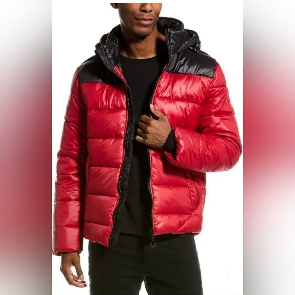 POINT ZEROPOINT ZERO MATTE SHINE PUFFER JACKET (XL)
